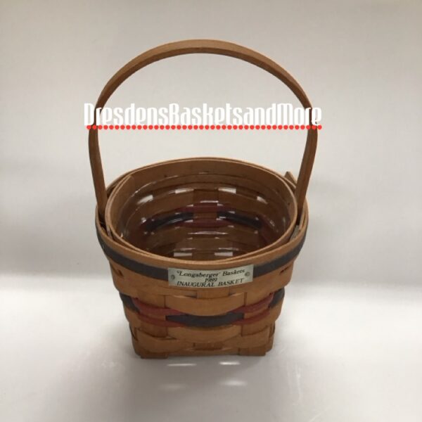 Longaberger 1989 Inaugural Basket w/ Protector*