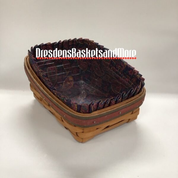 Longaberger 1992 Fathers Day Note Paper Basket Combo