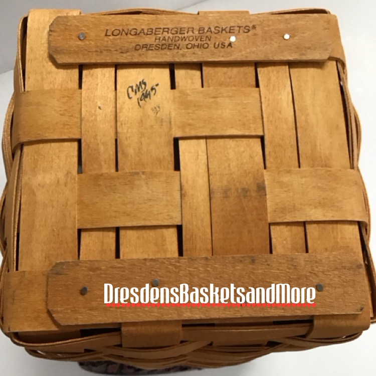 Longaberger 1995 Fathers Day Mini Waste Basket Set*