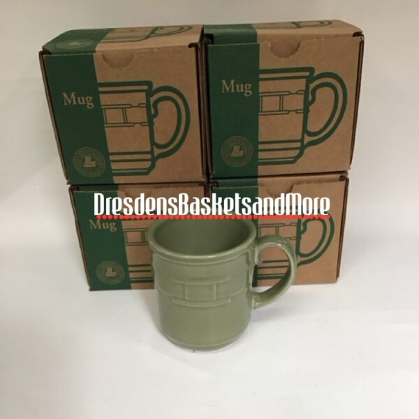 Longaberger Sage Mugs Set Of 4 NIB