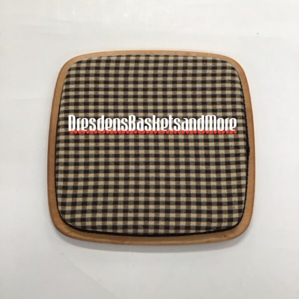 Medium Flare Khaki Check Fashion Lid