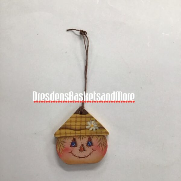 Fat Scarecrow Hand Painted Tie On