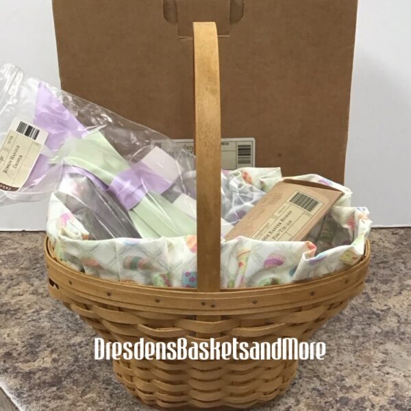 Longaberger 2004 Large Easter Basket Set NIB