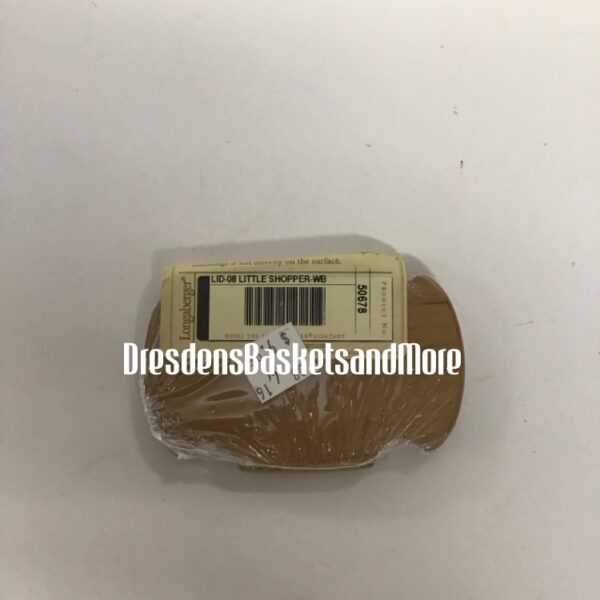 Longaberger Woodcrafts 2008 Little Shopper Lid NIP