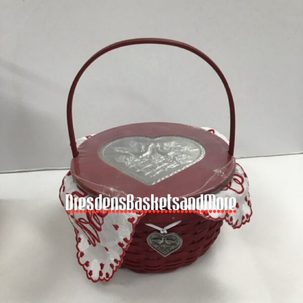 Longaberger 2006 Be My Valentine Basket Set