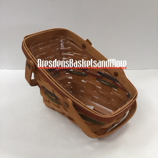 Longaberger 1990 Shades of Autumn Small Vegetable w/ Protector