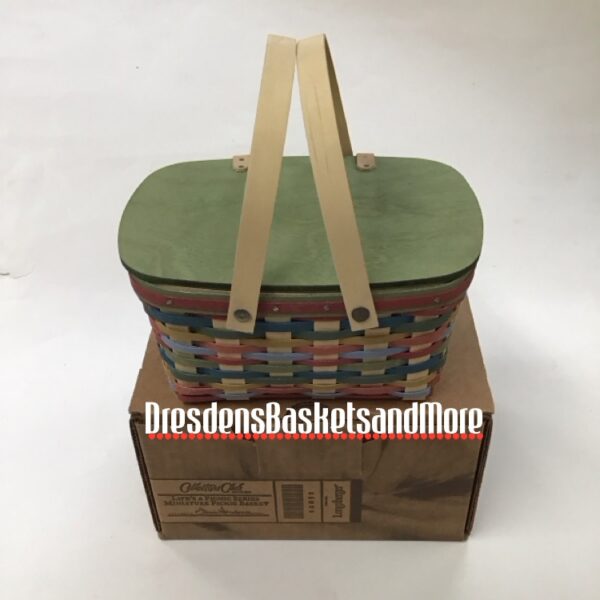 Longaberger 2014 Life's A Picnic Miniature Picnic Basket NIB
