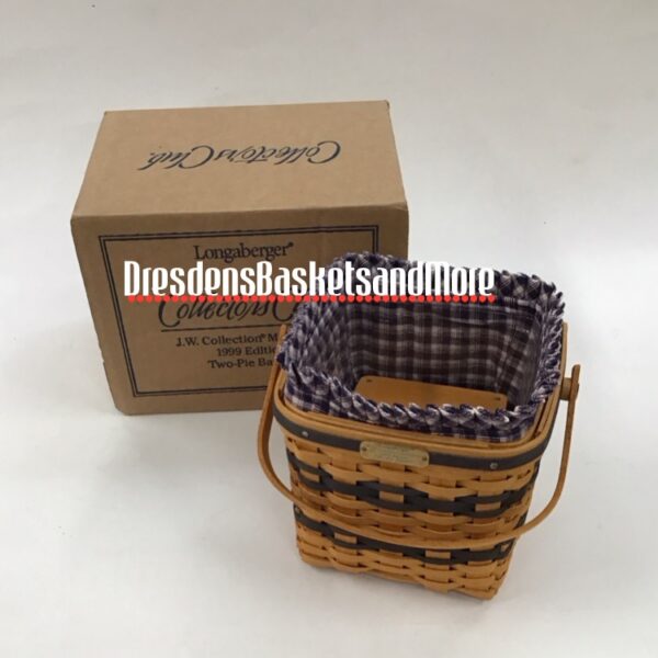 Longaberger 1999 Miniature Two Pie Combo NIB