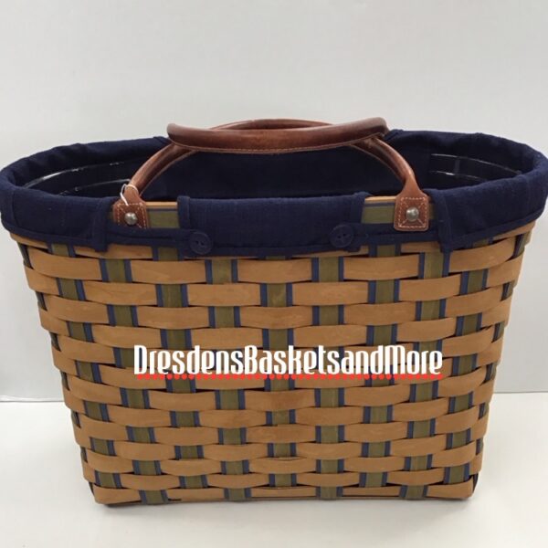Longaberger 2009 Botanical Weave Large Boardwalk Basket Combo*
