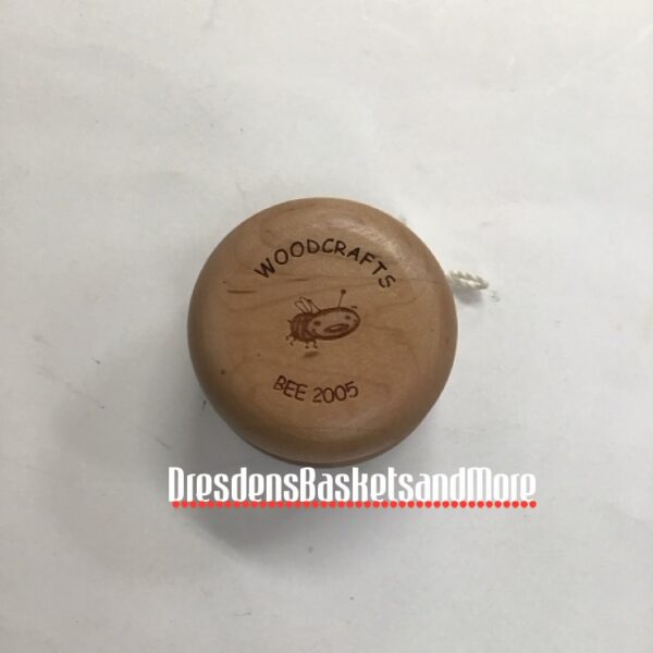 RARE Longaberger Woodcrafts Warm Brown YoYo Bee 2005