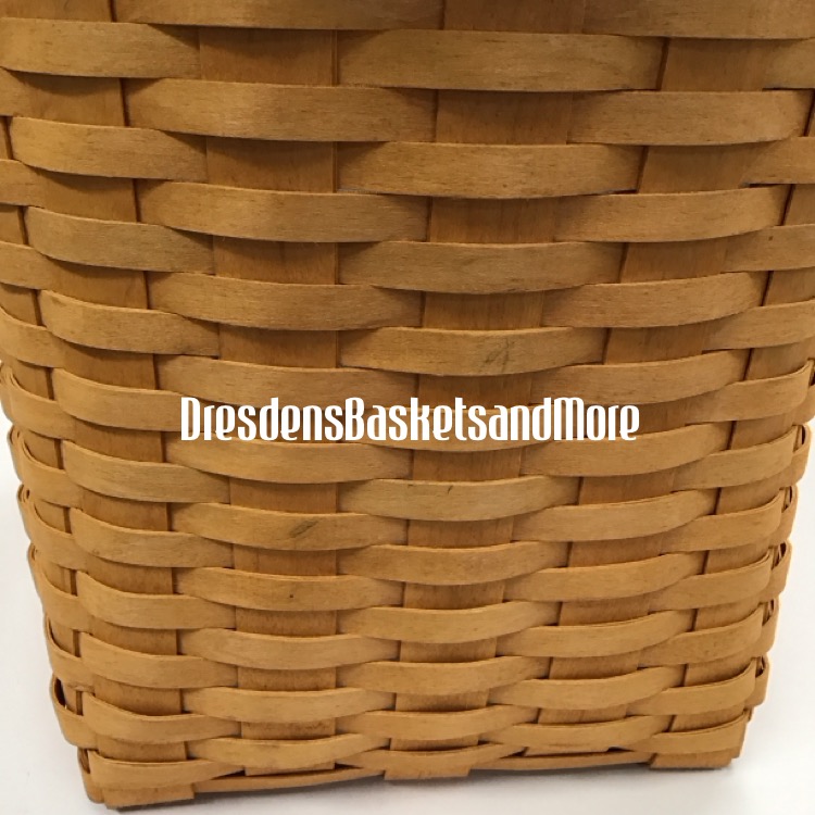 Longaberger 2000 Medium Oval Waste Basket Combo*