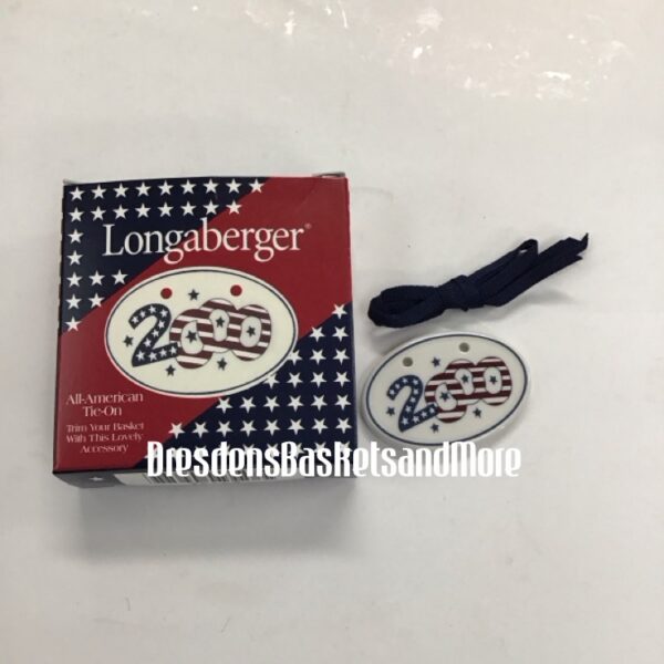 All American Longaberger 2000 Tie On