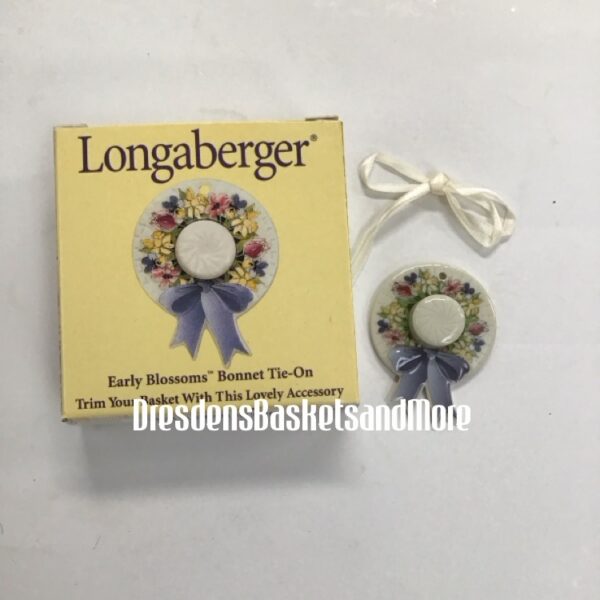 Early Blossoms Bonnet Longaberger Tie On