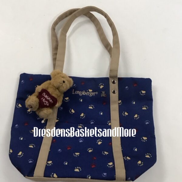 Boyd's Longaberger Tote Bag w/Bear Basket Hugs
