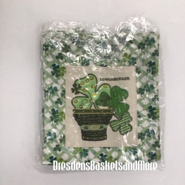 Shamrock Longaberger Tote Bag