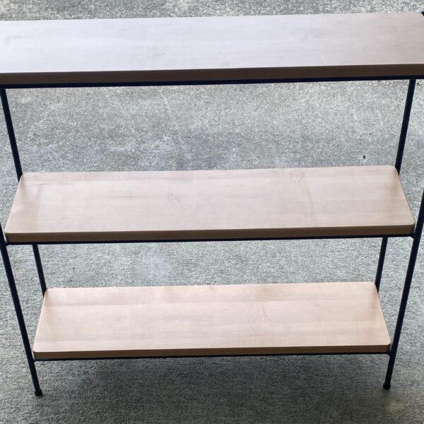 Longaberger WI Book Case w/ 3 Woodcrafts Warm Brown Shelves* Pickup Only