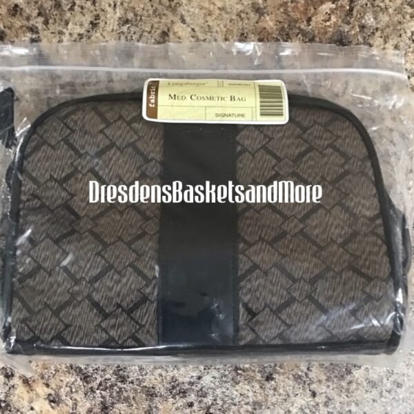 Longaberger Signature Medium Cosmetic Bag NIP