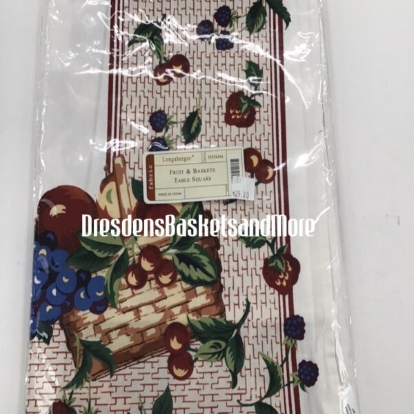Fruit & Baskets Table Square Longaberger