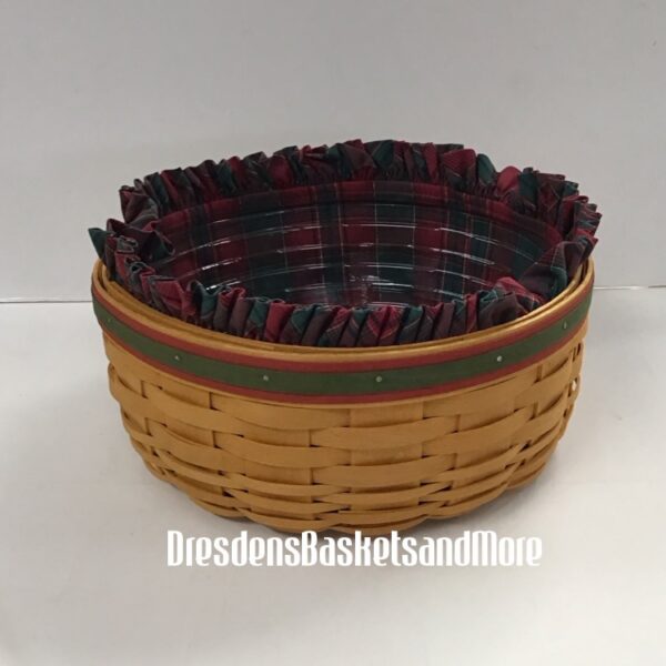 Longaberger 2000 Frosty Basket Combo