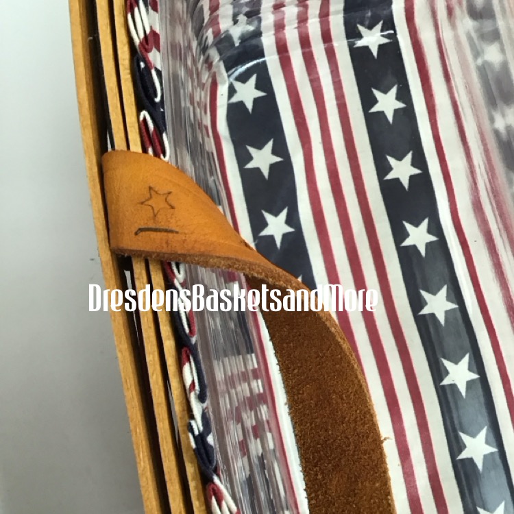 Longaberger 2000 All American Serving Tray Star Spangle Combo*