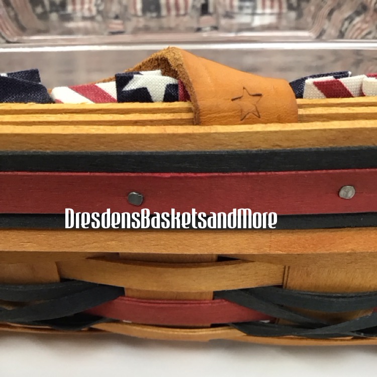 Longaberger 2000 All American Serving Tray Star Spangle Combo*