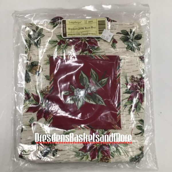 Longaberger 2006 Holiday Hostess Tote Bag NIP