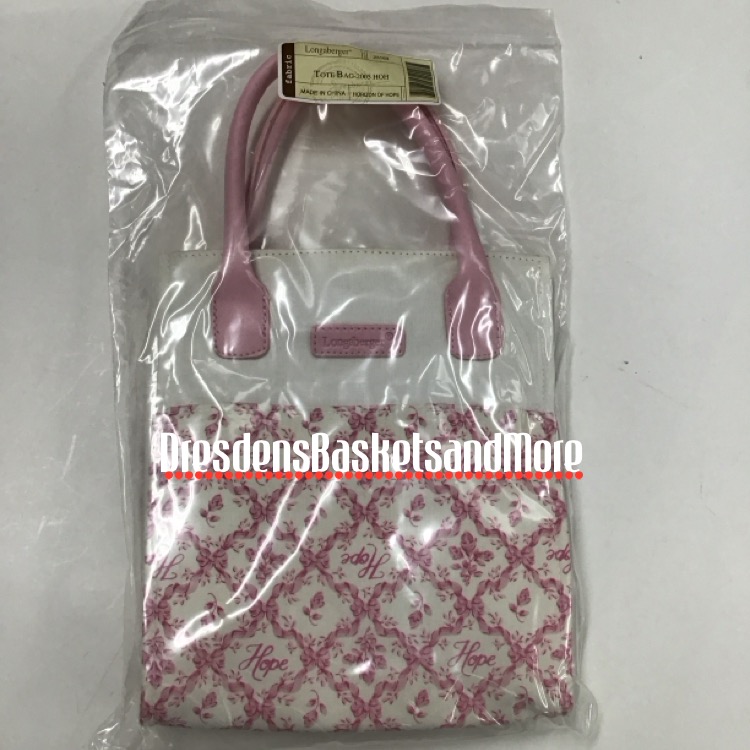 Longaberger 2005 Horizon of Hope Tote Bag NIP