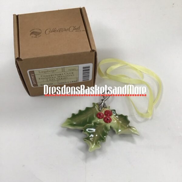 Eschman Meadows Longaberger Holly Leaf NIB