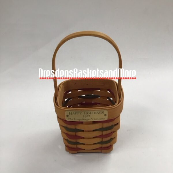 1997 Longaberger Employee Christmas Basket