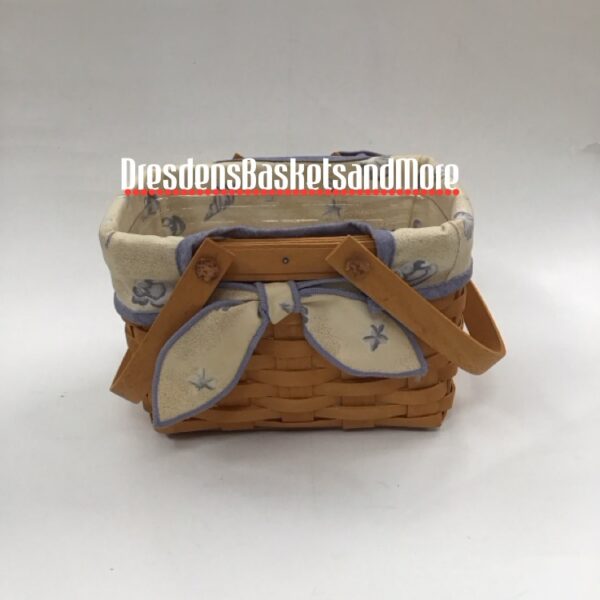 Longaberger 1999 Seashell Basket Combo SIGNED