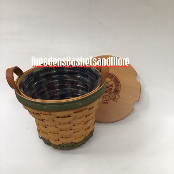 Longaberger 2000 Golf Club Basket Combo w/ Lid
