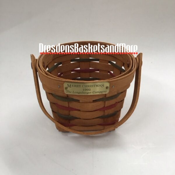 Longaberger 1992 Employee Christmas Basket