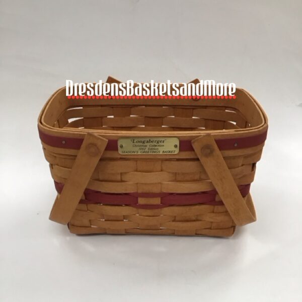 Longaberger 1992 Season's Greetings Basket