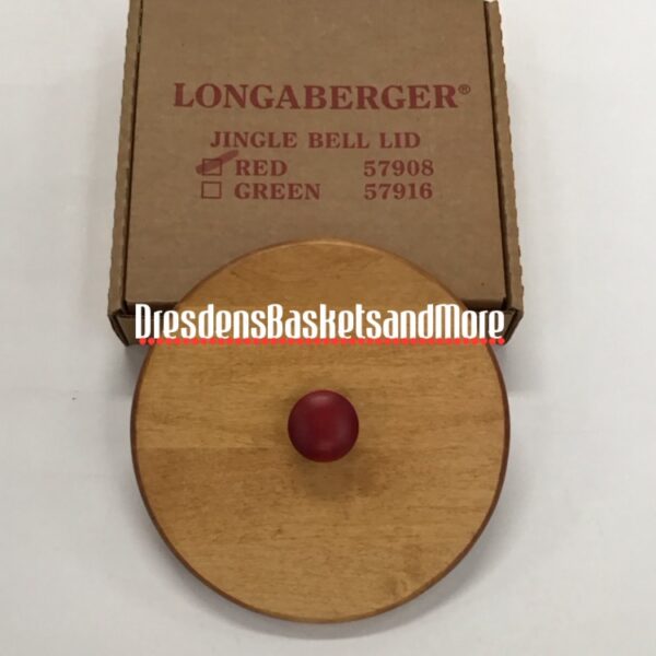 Longaberger Woodcrafts 1994 Jingle Bell Lid NIB