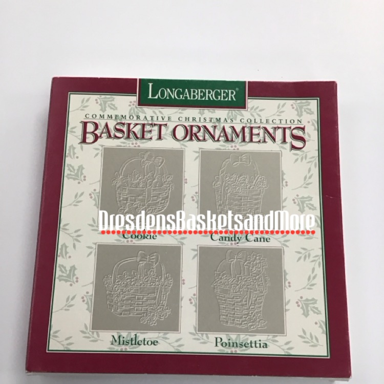 Pewter Longaberger Commemorative Ornaments 1995