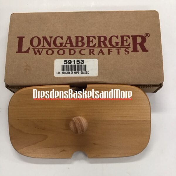 Longaberger 2000 Horizon of Hope Woodcrafts Lid NIB