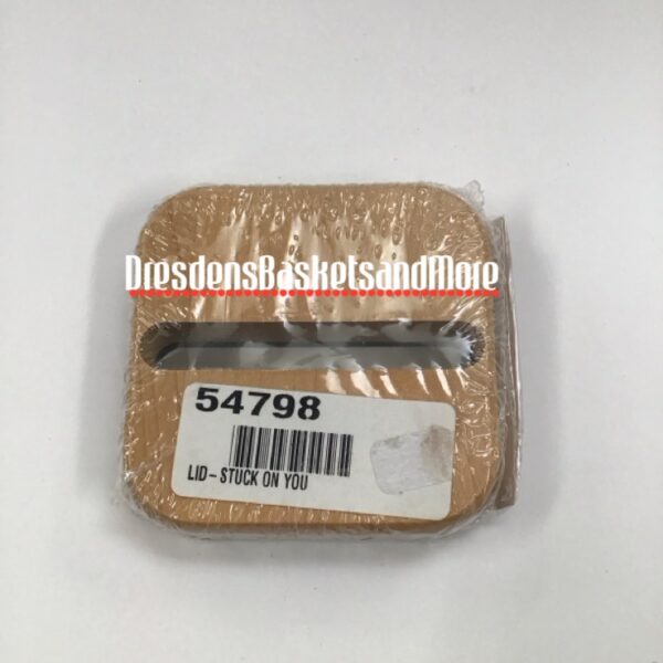 Longaberger Stuck On You Slotted Woodcrafts Lid NIP