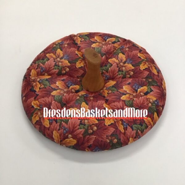 Longaberger 1995 Pumpkin Fall Foliage Fabric Lid