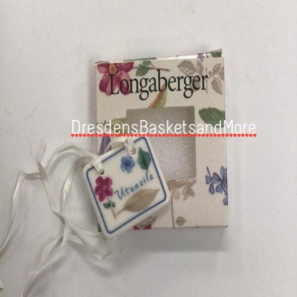 Longaberger Utensils Botanical Fields Tie-On