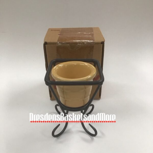 Longaberger WI Votive Cup Holder w/ Butternut Votive Cup NIB