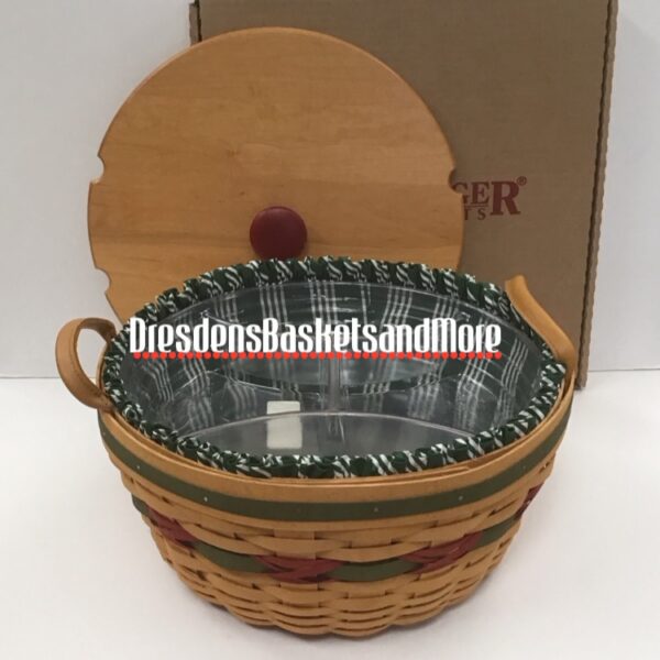 Longaberger 1999 Holiday Hostess Pinecone Basket Set*