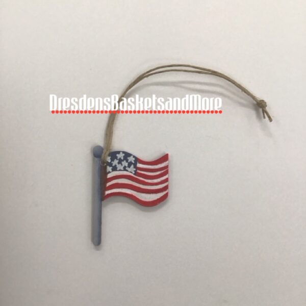 Flagpole Hand Painted Tie On