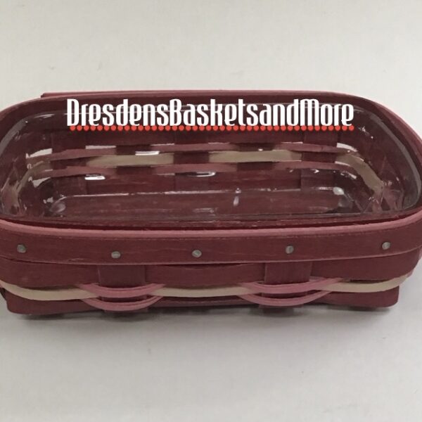 Longaberger 2011 Sweetheart Key To My Heart Basket w/ Protector