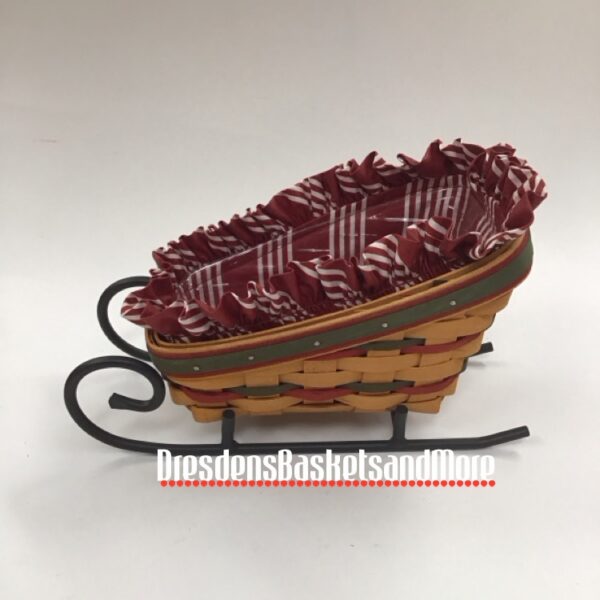 Longaberger 1998 Dash Away Sleigh Combo w/ WI Runners