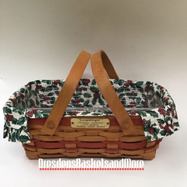 Longaberger 1996 Holiday Cheer Basket Combo