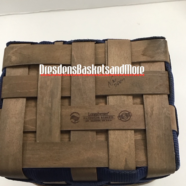 Longaberger 2007 Small Side Handle To Go Tote Basket w/ Protector*