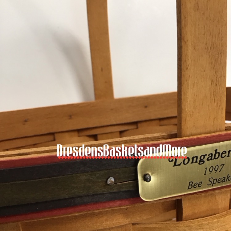 Bee Speaker 1997 Longaberger Basket SIGNED*