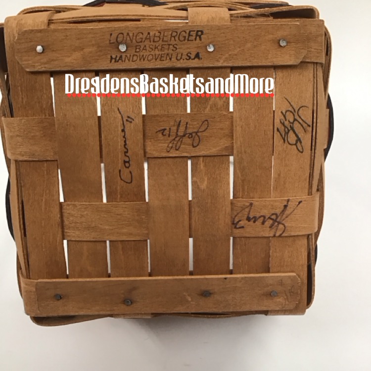 Longaberger 1987 All American Medium Berry Basket SIGNED