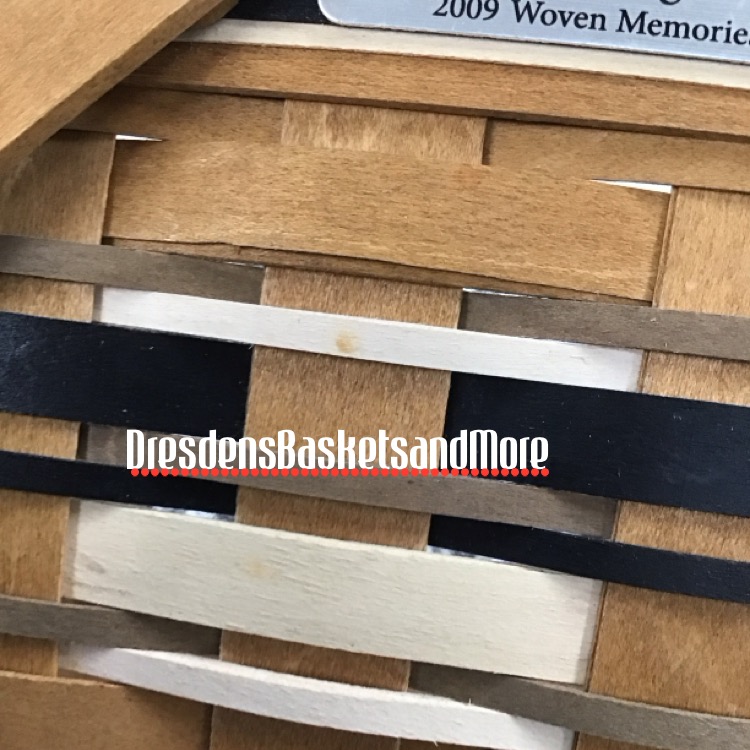 Longaberger 2009 Large Woven Memories Combo*