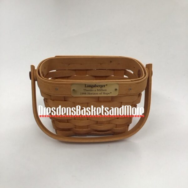 Longaberger 1998 HOH Thanks a Million Basket